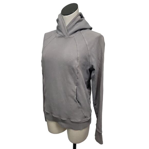 Lululemon Scuba Pullover Hooded in Washed Dark Chrome Womens Size‎ 4 - Picture 3 of 12